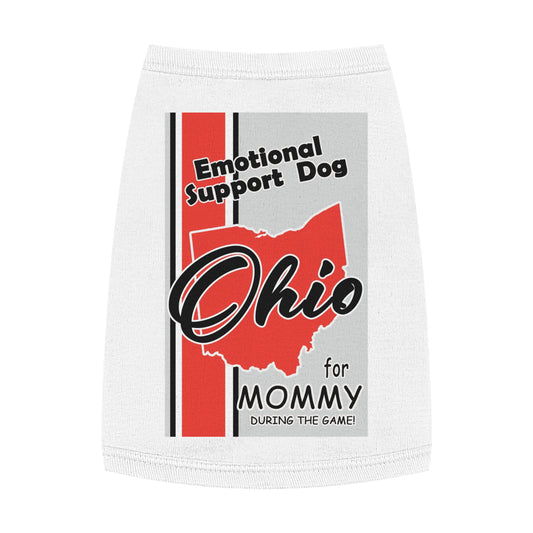 Ohio Emotional Support Dog for Mommy  Pet Tank Top
