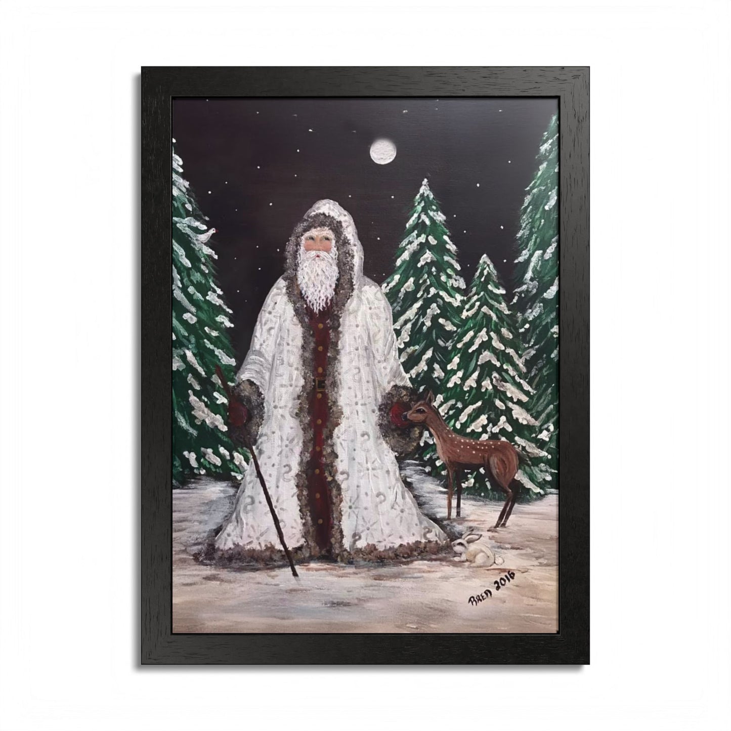 2016 SANTA WITH FAWN